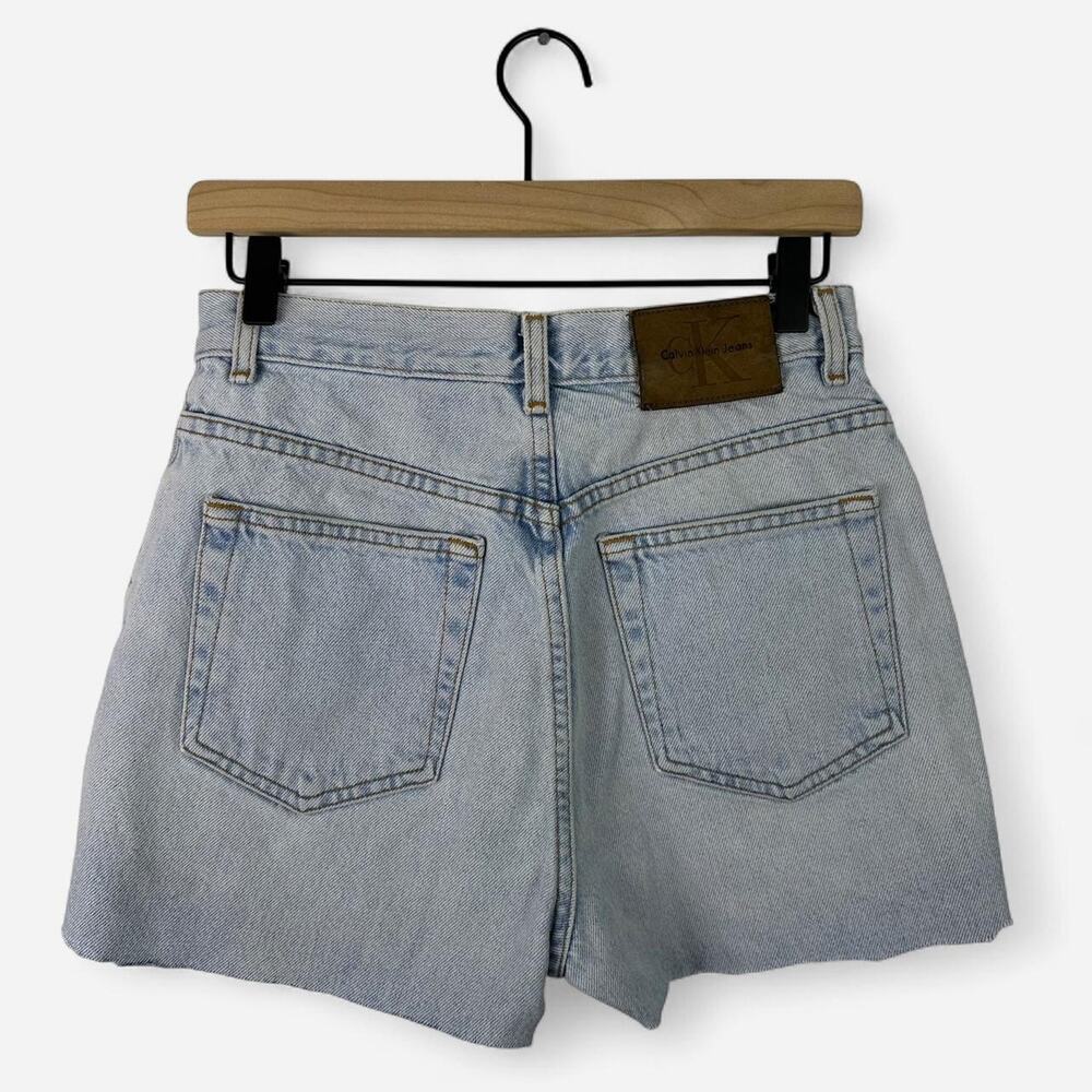 Vintage calvin klein jeans light wash denim 90s shorts
